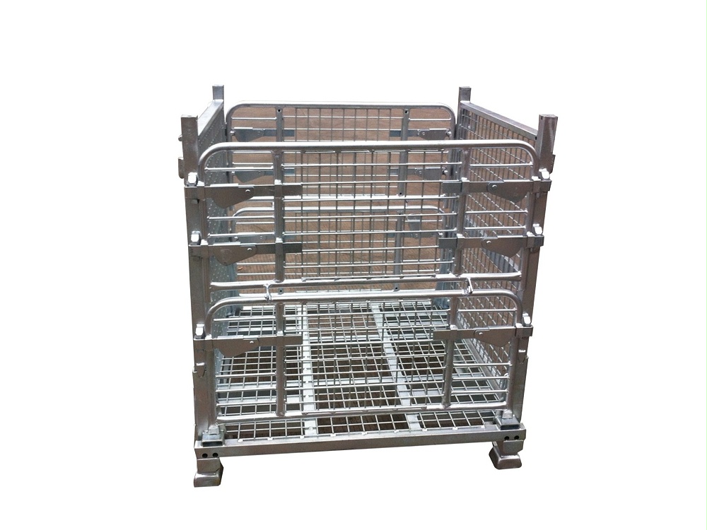 军工折叠镀锌网箱 折叠网箱